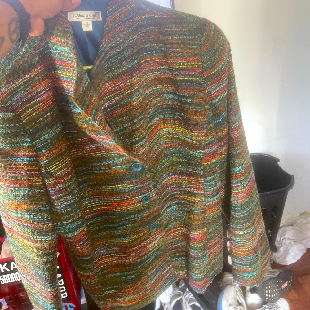 BLAZER KNITTED COLDWATER CREEK